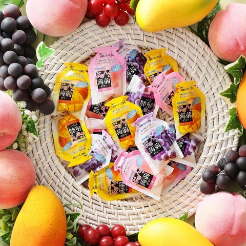 Thạch trái cây vị đào và chanh