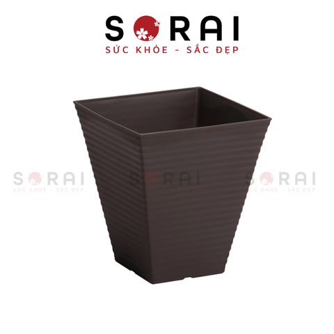 Chậu trồng cây, trồng hoa Yamada Nhật bản màu nâu