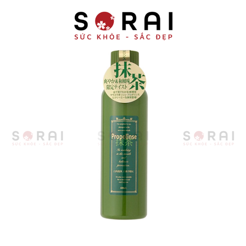 Nước súc miệng Propolinse hương trà xanh 600ml Nhật Bản
