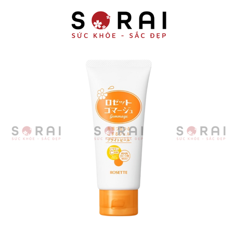 Tẩy da chết Rosette dưỡng sáng da Nhật Bản 120gram