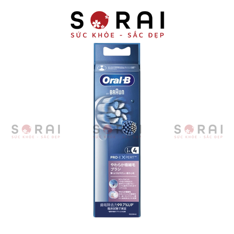 Set đầu thay bàn chải điện Oral B Nhật Bản 4 cái
