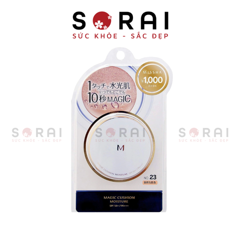Phấn nước Missha Cushion Moisture Nhật Bản 15g M.23 màu da tự nhiên