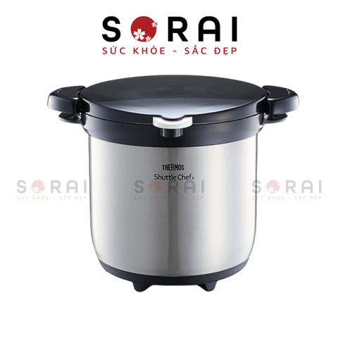 Nồi ủ Thermos KBG-4500-CS Nhật bản 4.5L, màu ghi