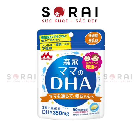 Viên bổ sung DHA Morinaga cho bà  bầu Nhật Bản 90 viên 30 ngày