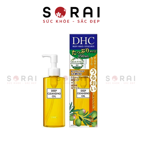 Dầu tẩy trang DHC Olive Deep Cleansing Oil Nhật bản làm sạch sâu chai 150ml