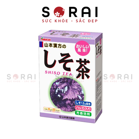 Trà tía tô Yamakan Shiso Tea Nhật Bản 8gr x 22 gói