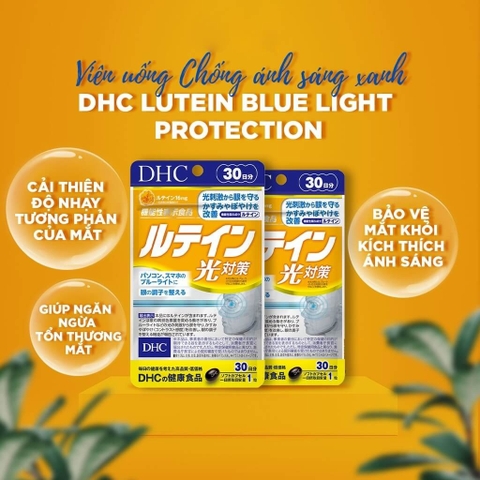 Viên uống chống ánh sáng xanh của Nhật DHC 20 viên