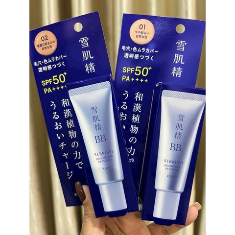 Kem nền BB Kose Sekkisei che khuyết điểm chống nắng da thường (tone 02)