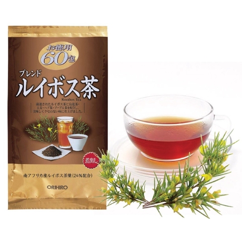 Hồng trà nam phi ORIHIRO Rooibos Nhật Bản túi 60 gói