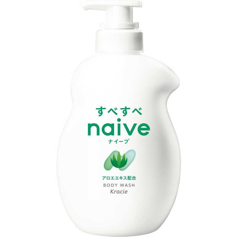 Sữa tắm NAIVE chai lùn Nhật Bản 530ml Lô hội
