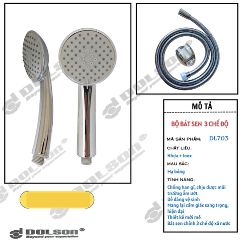 BỘ BÁT SEN 3 CHẾ ĐỘ DL703