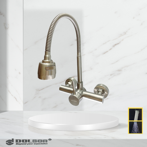 Vòi Bếp Lắp Tường Nóng Lạnh DL510