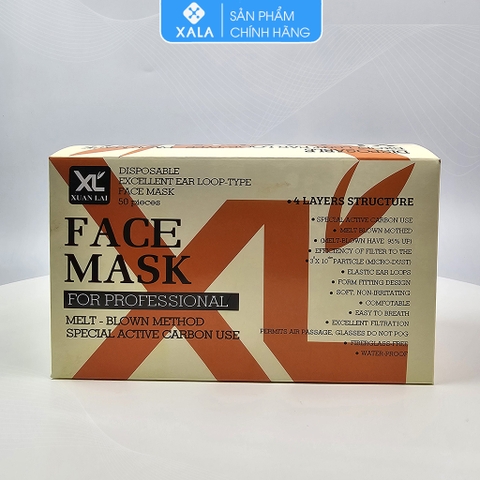 Khẩu trang than hoạt tính Doctor mask XALA (Hộp 50 chiếc)