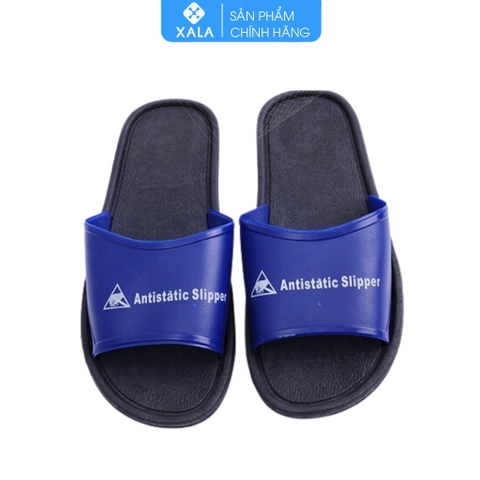 Dép nhựa PVC xanh chống tĩnh điện dùng trong phòng sạch nhà xưởng samsung