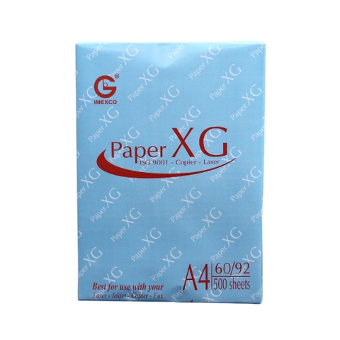 Giấy Photocopy Xương Giang A4 định lượng 60gsm
