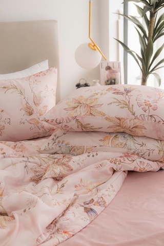 Bộ chăn ga gối 5 món nhà Gòn Bedding mở vận năm số 8