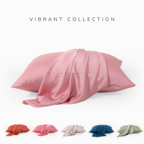 [Vibrant] Vỏ Gối Nằm Lụa Satin Premium Cao Cấp Phong Cách Nổi Bật 50x70 cm