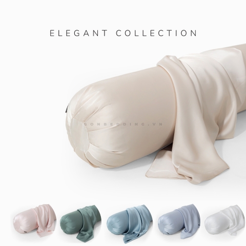 [Elegant] Vỏ Gối Ôm Lụa Satin Premium Cao Cấp Phong Cách Thanh Lịch 37x105 cm