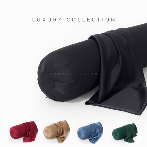 [Luxury] Vỏ Gối Ôm Lụa Satin Premium Cao Cấp Phong Cách Sang Trọng 37x105 cm