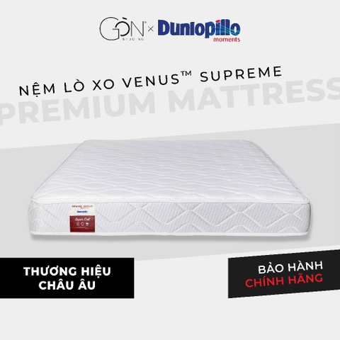 [Hàng chính hãng] Nệm Lò Xo Dunlopillo Venus Supreme cao 23 cm 1mx2m | 1m2x2m | 1m4x2m| 1m6x2m | 1m8x2m | 2mx2m | 2m2x2m