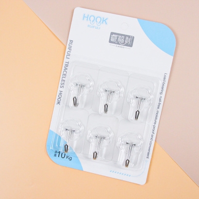 [ Đồng giá 19k] Móc dán tường trong suốt