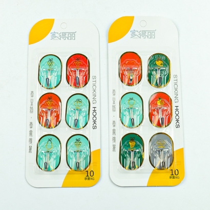 [ Đồng giá 19k] Móc dán tường dính không dấu vết sáu màu