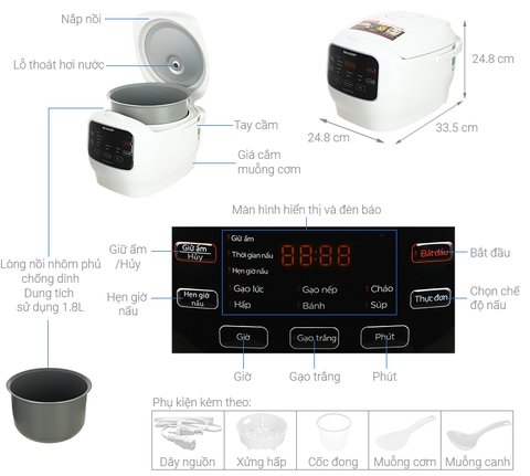 Nồi cơm điện gia dụng bếp giá rẻ YiHao