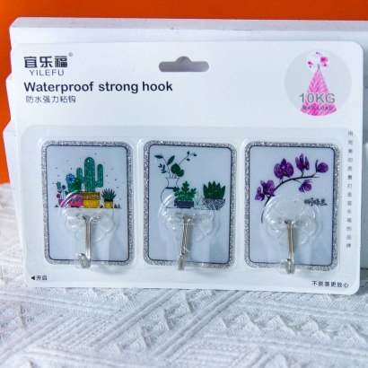 [Đồng giá 19k] Móc dán tường hoạ tiết đẹp