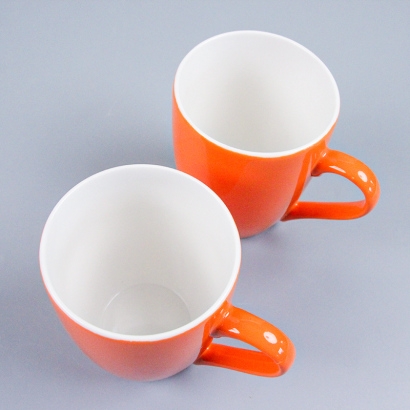 [ Đồng giá 19k] cốc sứ tráng men màu cam