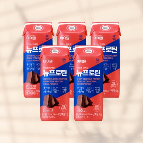 Sữa hạt dinh dưỡng MyMeal NU Protein Vị Socola, Chuối, Hạt Nguyên bản Set 5 hộpx200ml (Cùng vị)