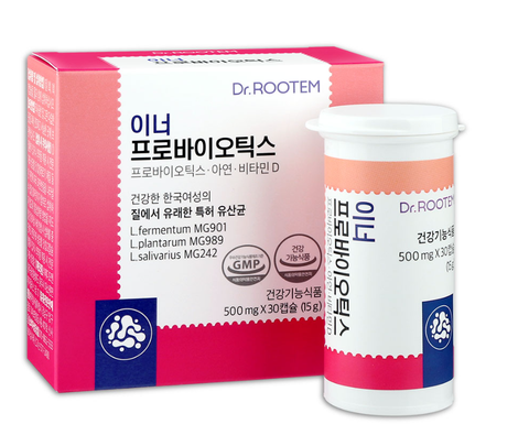 Men vi sinh chứa Lợi khuẩn Hàn Quốc Inner Probiotics Dr Rootem Hộp 15 viên uống