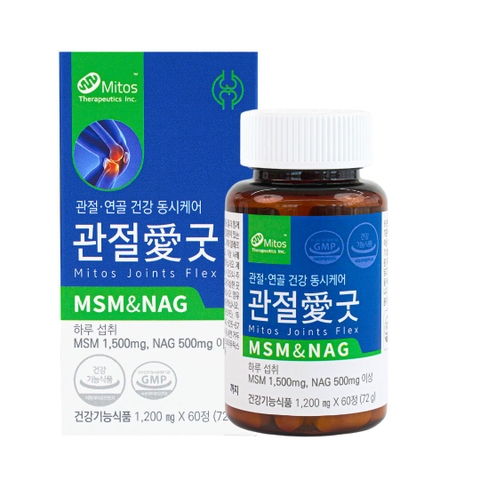 Viên uống Bổ Khớp Mitos Joints Flex có MSM NAG Hộp 60 viên