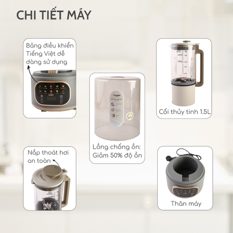 Máy Sữa Hạt Chống Ồn Engler EL25