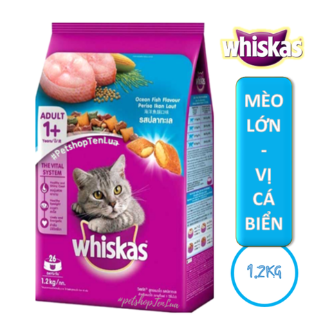 Hạt Whiskas mèo lớn
