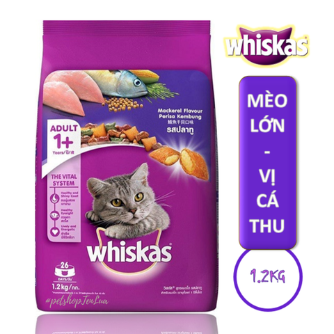 Hạt Whiskas mèo lớn