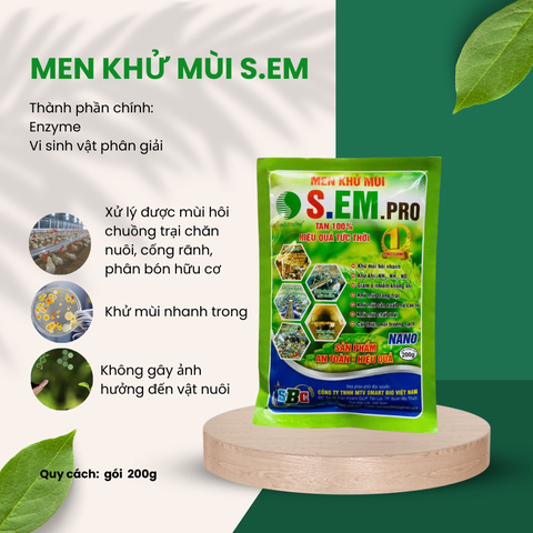 MEN KHỬ MÙI S.EMpro