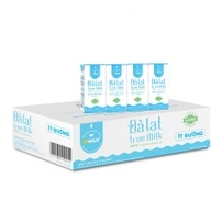 Sữa tươi ít đường Đà Lạt True Milk 4x180ml (Thùng 12 lốc)