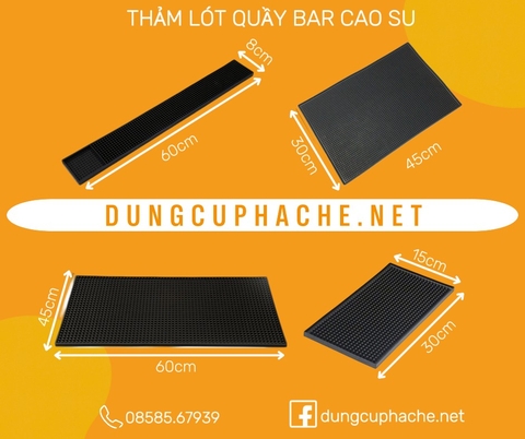 Thảm bar - Chày bar - Vòi bơm.....