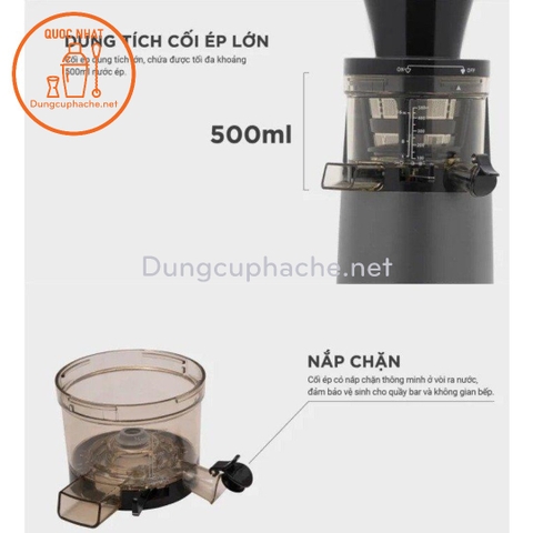 Máy ép chậm Uniblend E250 +8%