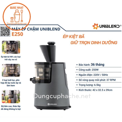 Máy ép chậm Uniblend E250 +8%