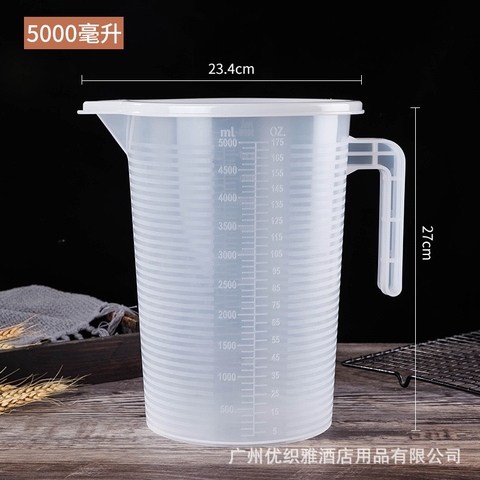Ca đong nhựa Nắp bằng 5 Lít - T40 -8%