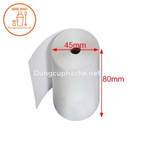 Giấy in hóa đơn K80x45 - T100 +8%
