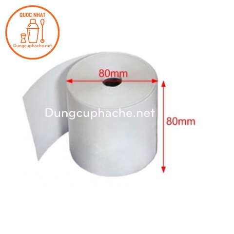 Giấy in hóa đơn K80x80 - T50 -8%