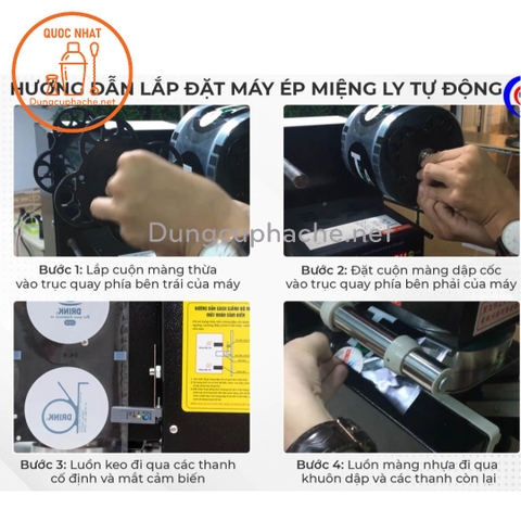 Máy dập màn ly cốc Yubann YB-88A +8%