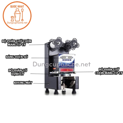 Máy dập màn ly cốc Yubann YB-88A +8%