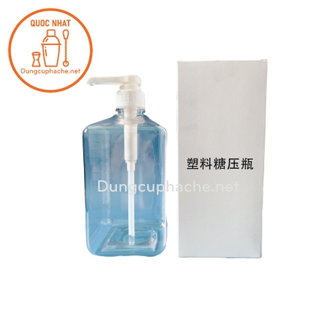 Bình pumb Nhựa trong suốt 1600ml - T24 +8%