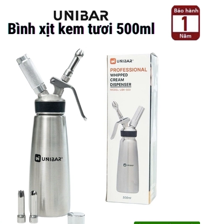 Bình xịt kem Unibar UBK-500 +10%