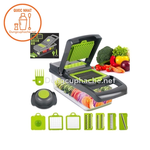 Bộ bào/cắt/sợi thạch trái cây đa năng 14in1 - T24