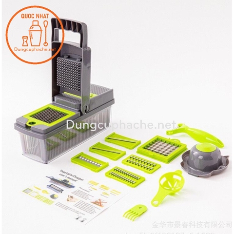 Bộ bào/cắt/sợi thạch trái cây đa năng 14in1 - T24