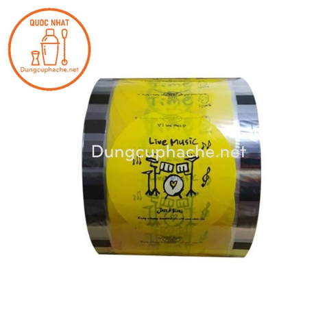 Cuộn màng dập cốc 2400ly Mẫu 5 (Time Vàng) - T12 +8%